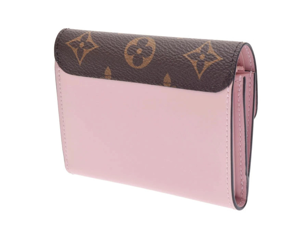 Louis Vuitton Portefeuille Ballerine Monogram Pink Compact Rose Cherrywood Pink